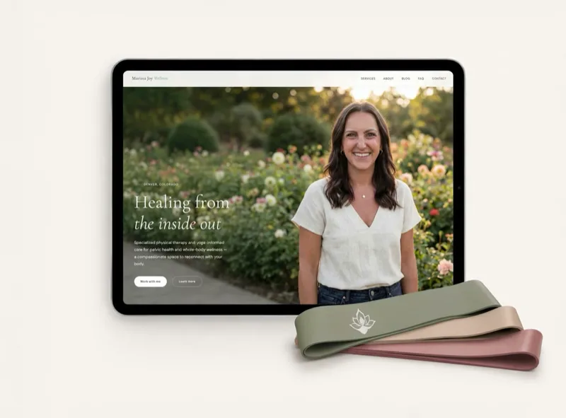 Marissa Joy physical therapy website