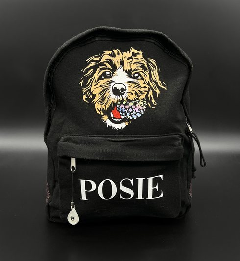 Custom Posie backpack