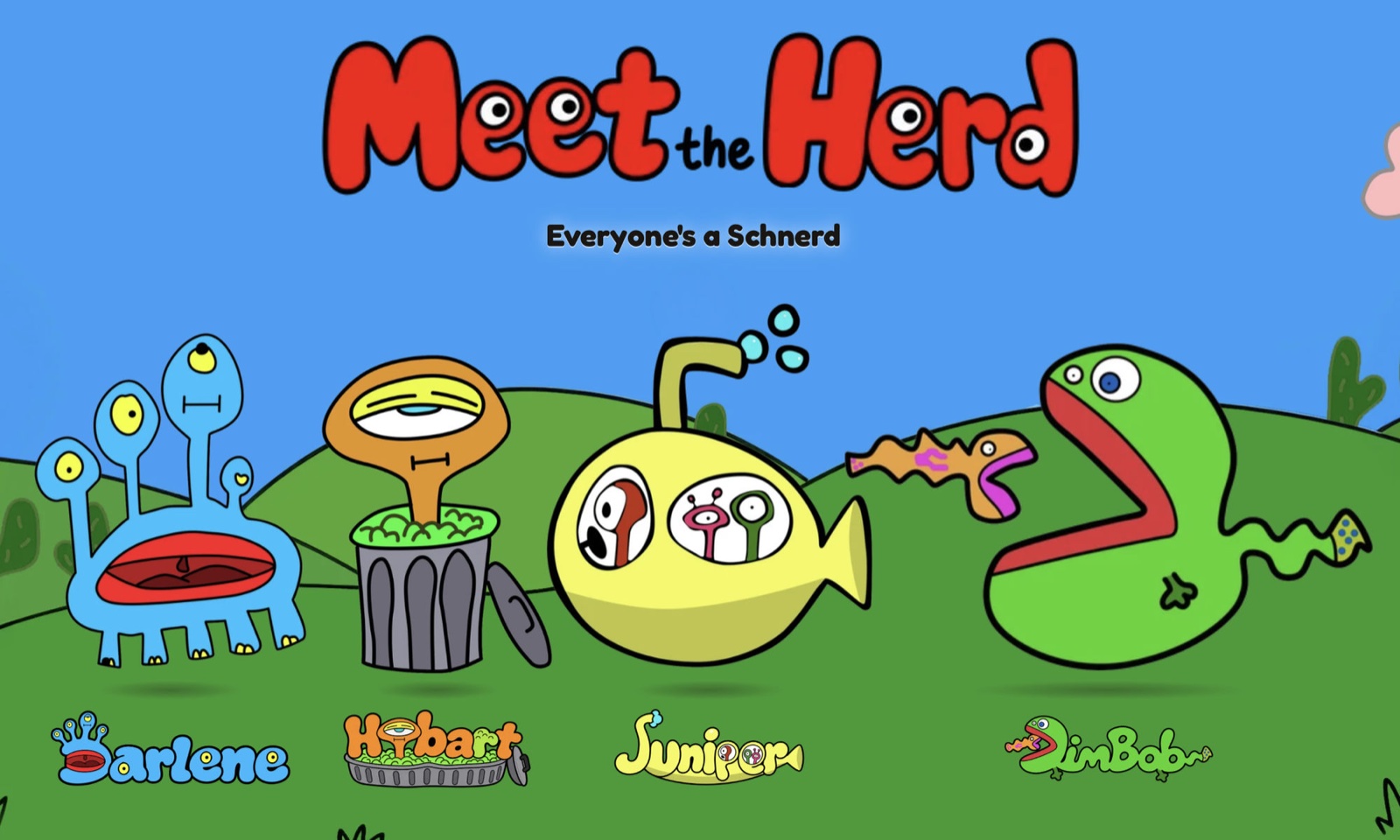 Meet the Herd hub page on schnerds.com